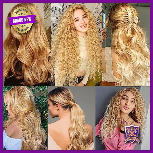 Human Hair Deep Wave Extensions 18-22 Inch Unprocessed Virgin Bundles